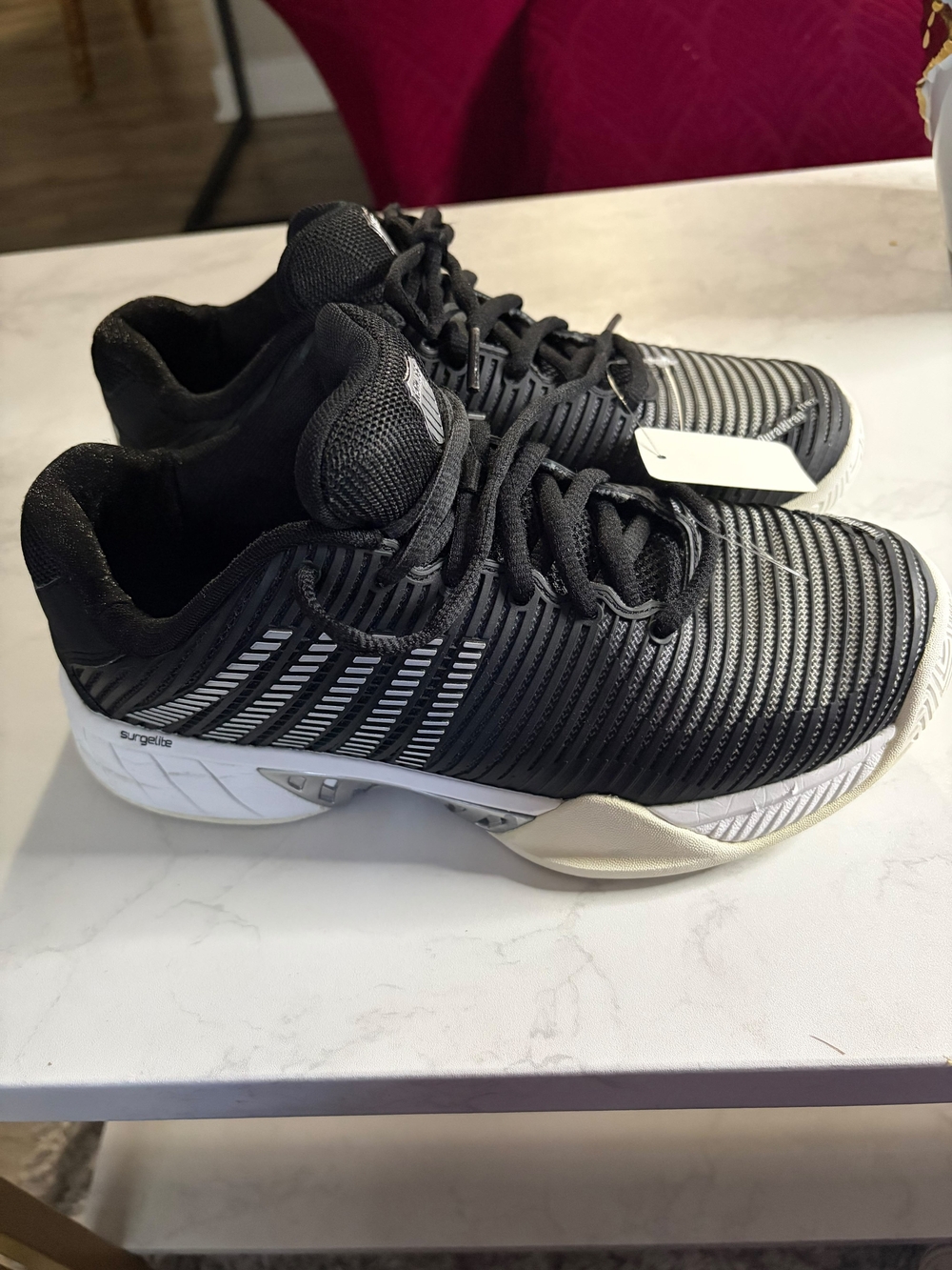 & Other Stories Black and White Kids Sneaker Lace-Up Trainers